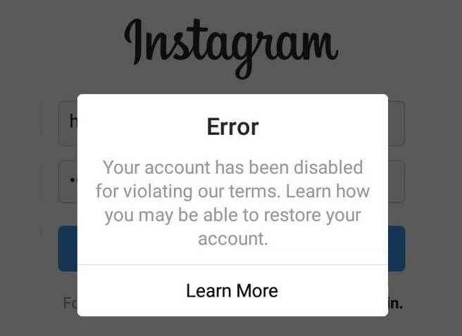 🤩 One method to recover your Disabled Instagram Account (2021) (Guide)